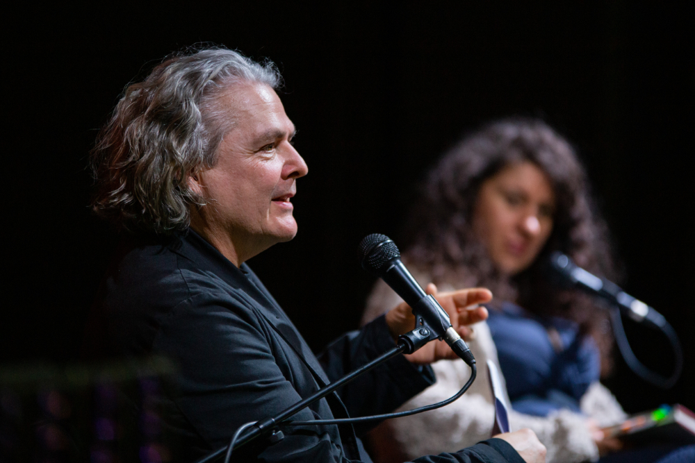 Martin Zähringer und Nadire Biskin im Gespräch ©CCnetowrk berlin